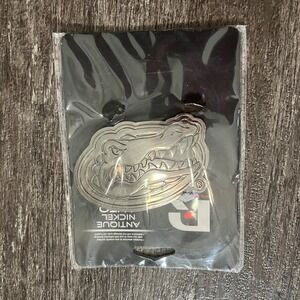 RICO INDUSTRIES INC Antique Nickel Florida Gators Auto Emblem Official Licensed